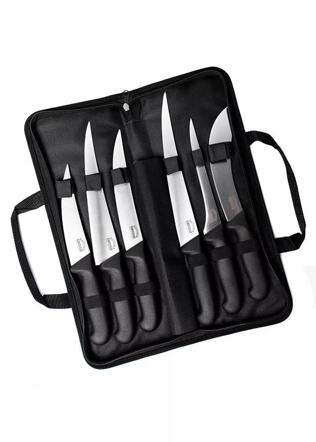 Set 6 cuchillos de cocina Samura Carnicero, con estuche