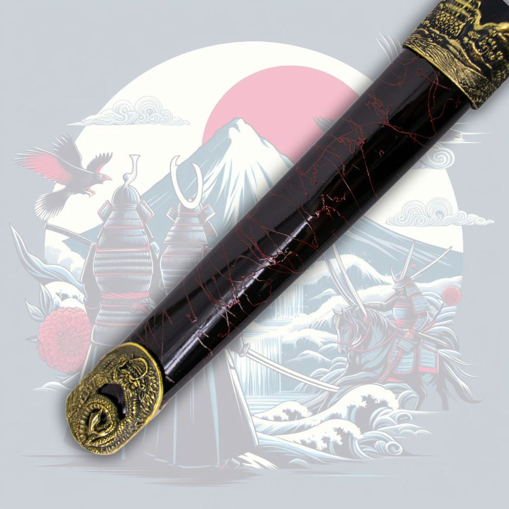 Wakizashi decorativo tsuba Flor de Cerezo