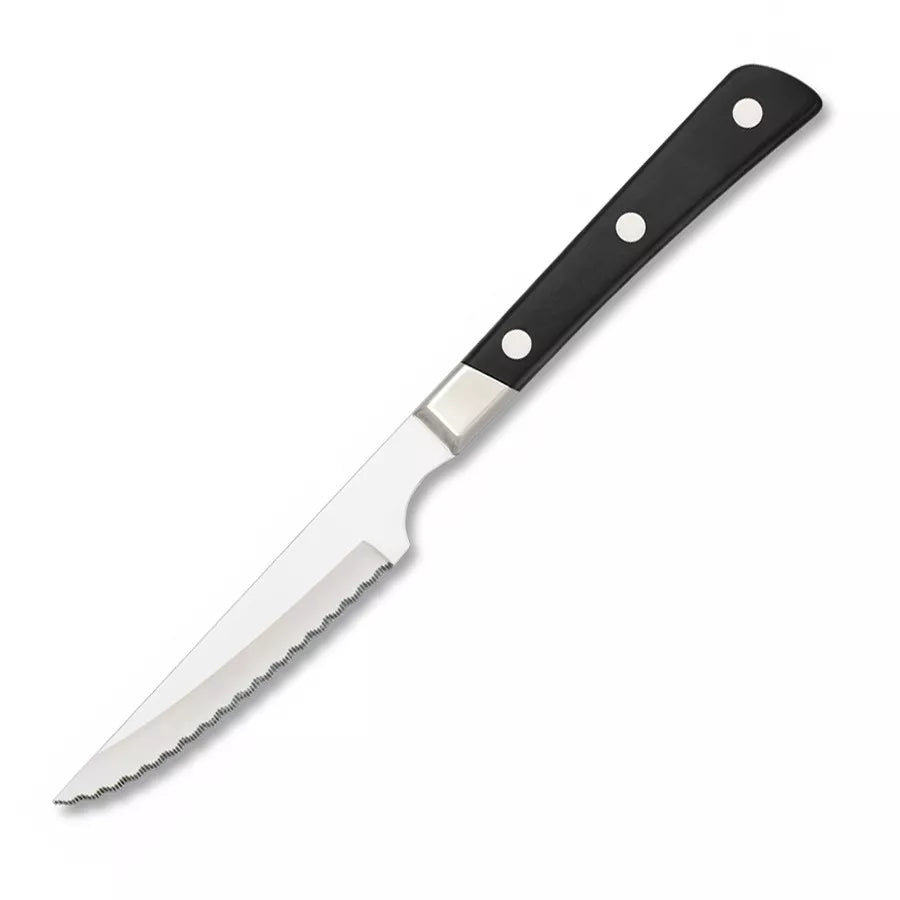 Cuchillo de cocina chuletero con sierra, hoja 11,10 cm.