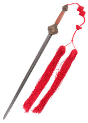 Espada Jian, acero de Damasco