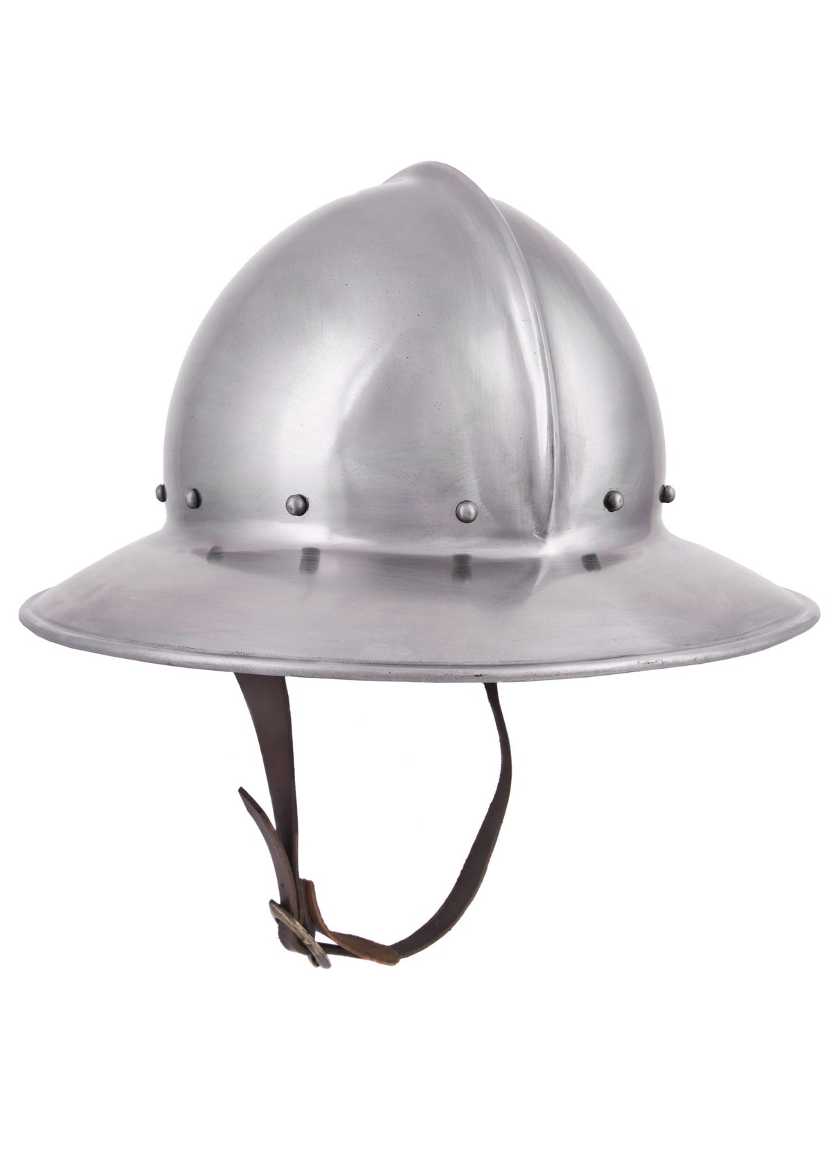 Casco medieval Battle-Ready tipo Kettle, acero de 2 mm